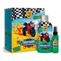 Юный гонщик подарочный набор (Шампунь-гель 250мл + Детский спрей STREET RACER 50мл)
